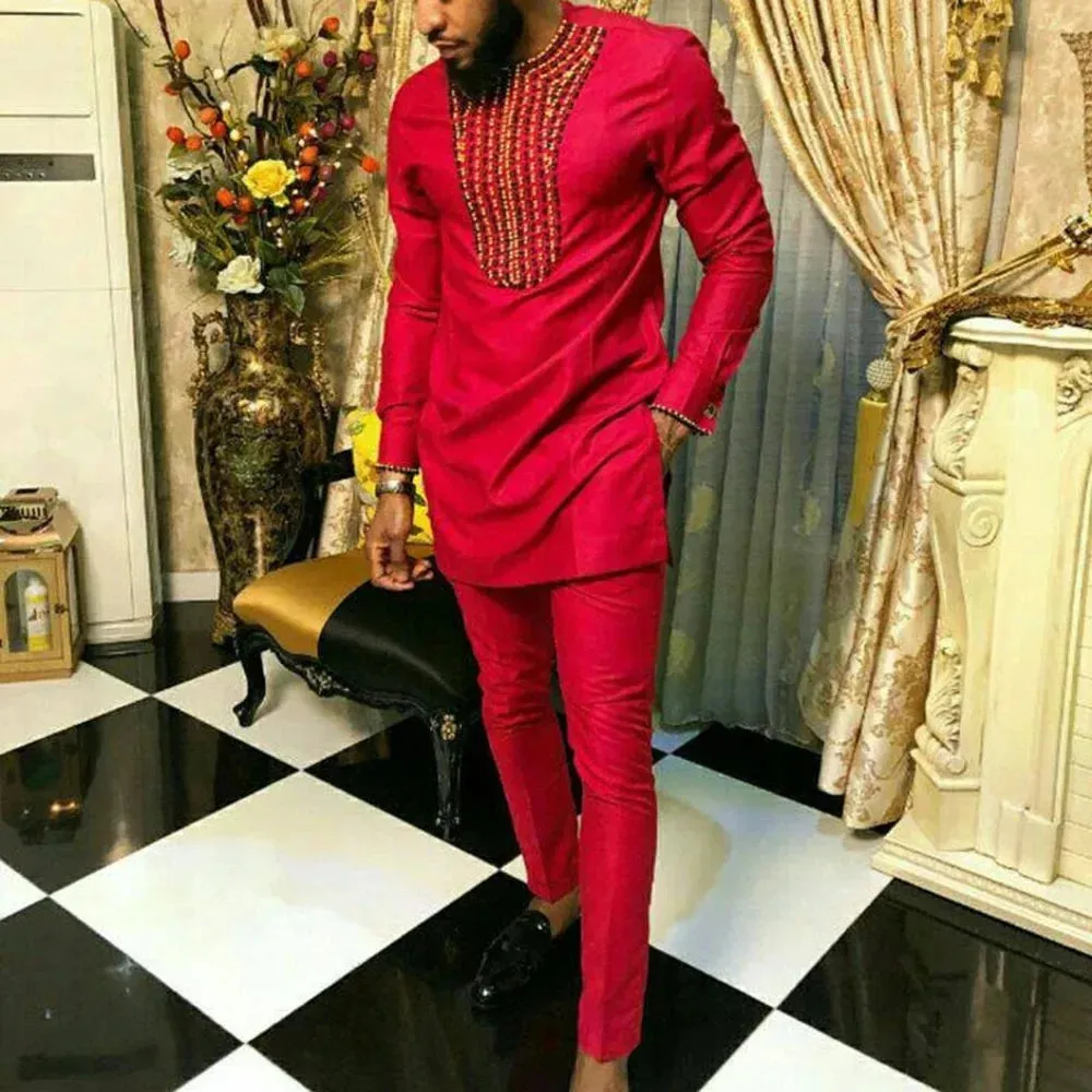 African Ethnic Style Men's Suit