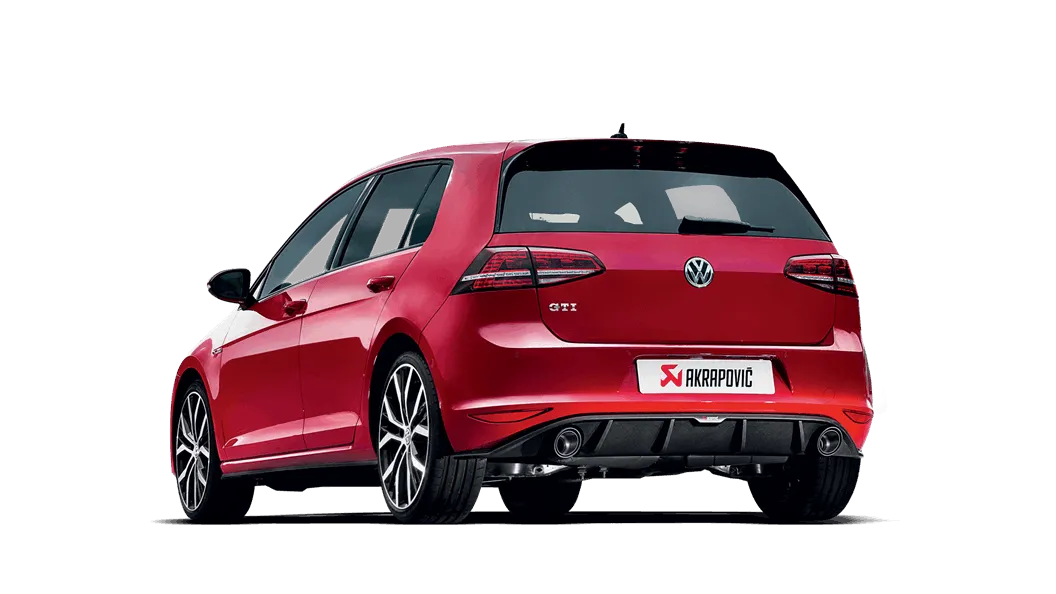 Akrapovic Golf GTI MK7 Titanium Exhaust System - Slip-On Line