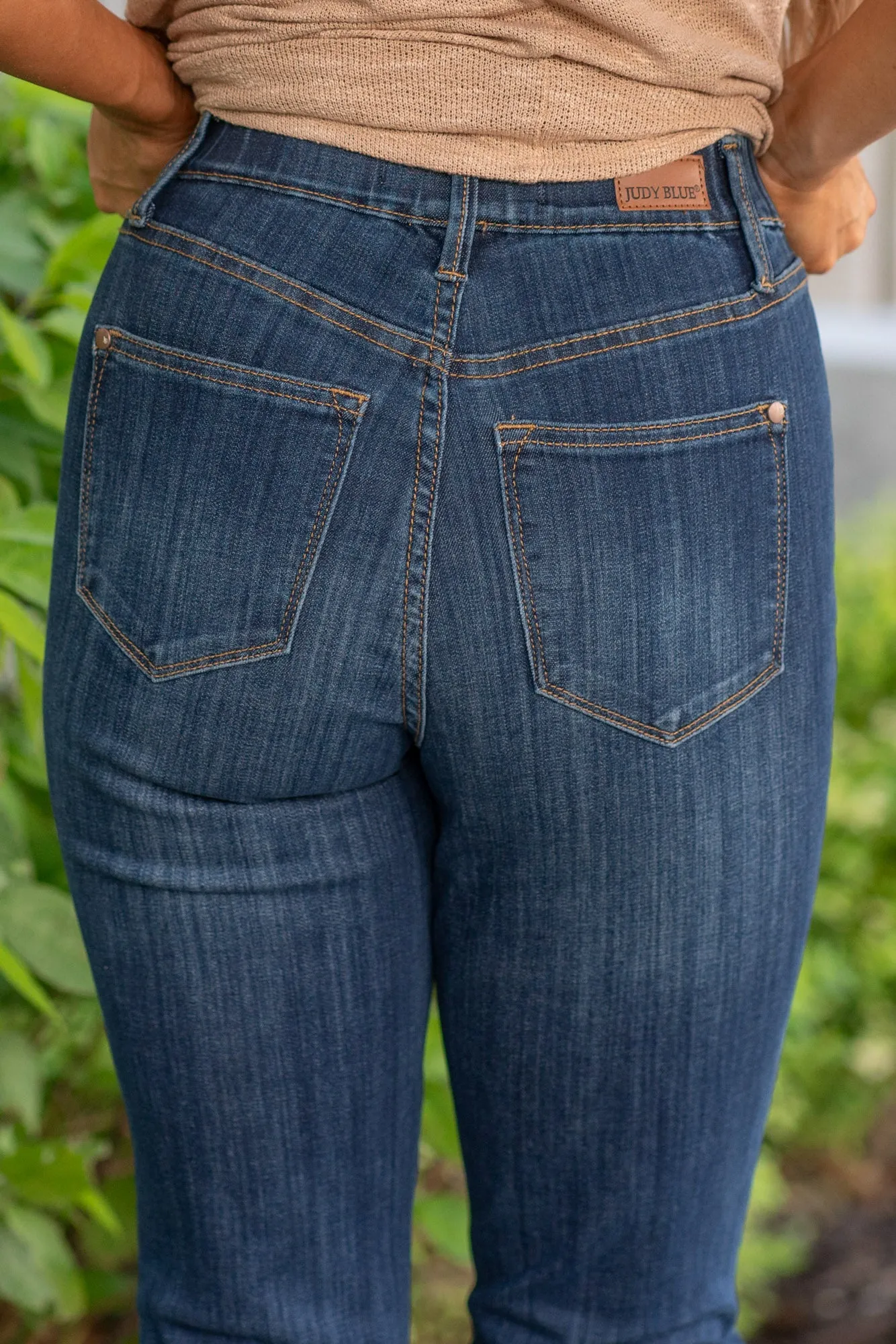 Alexandria High Rise Pull On Double Cuffed Slim Fit Regular & Plus Sizes