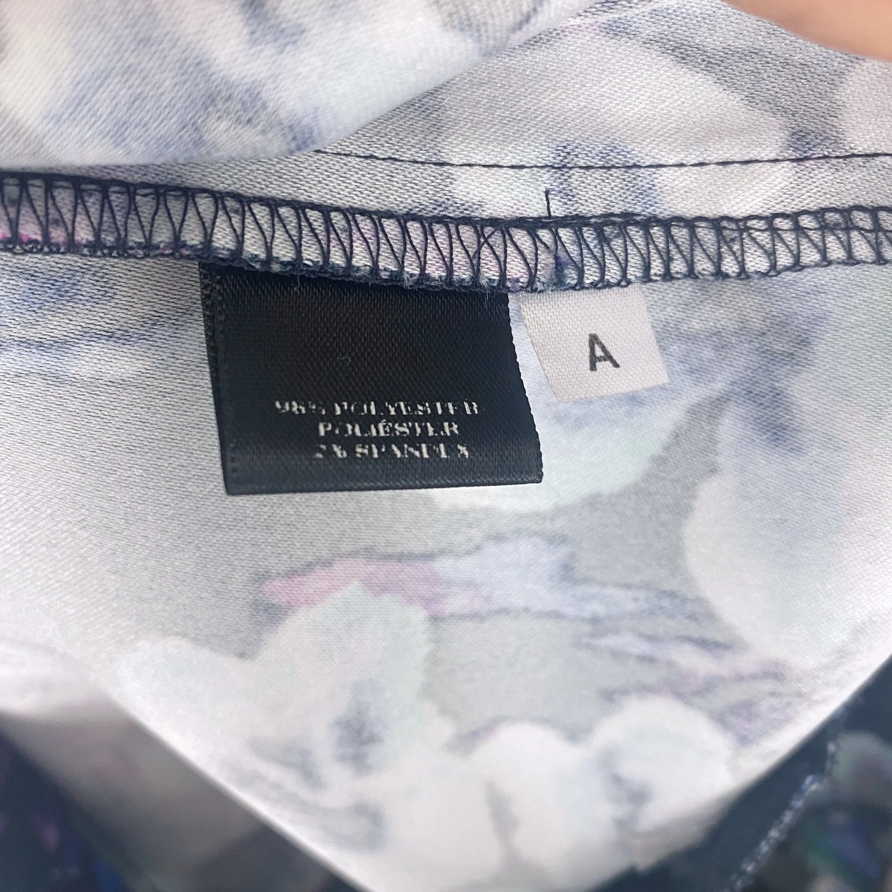 Ann Taylor Blue Multicolor Floral Slim Tapered Leg Dress Pants