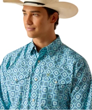 ARIAT MENS CLASSIC FIT PEARSON PEARL SNAP LS SHIRT