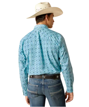 ARIAT MENS CLASSIC FIT PEARSON PEARL SNAP LS SHIRT