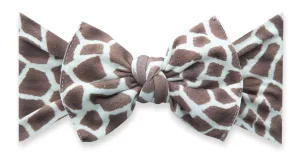 Baby Bling Giraffe Printed Knot Headband