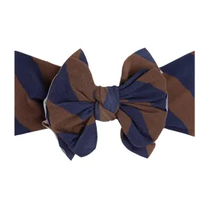 Baby Bling Navy / Bronze Printed FAB-BOW-LOUS