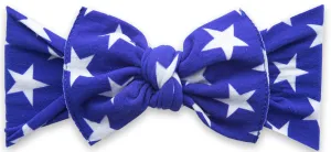 Baby Bling Royal Stars Printed Knot Headband