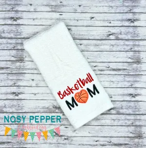 Basketball Mom Applique machine embroidery design (5 sizes included) DIGITAL DOWNLOAD