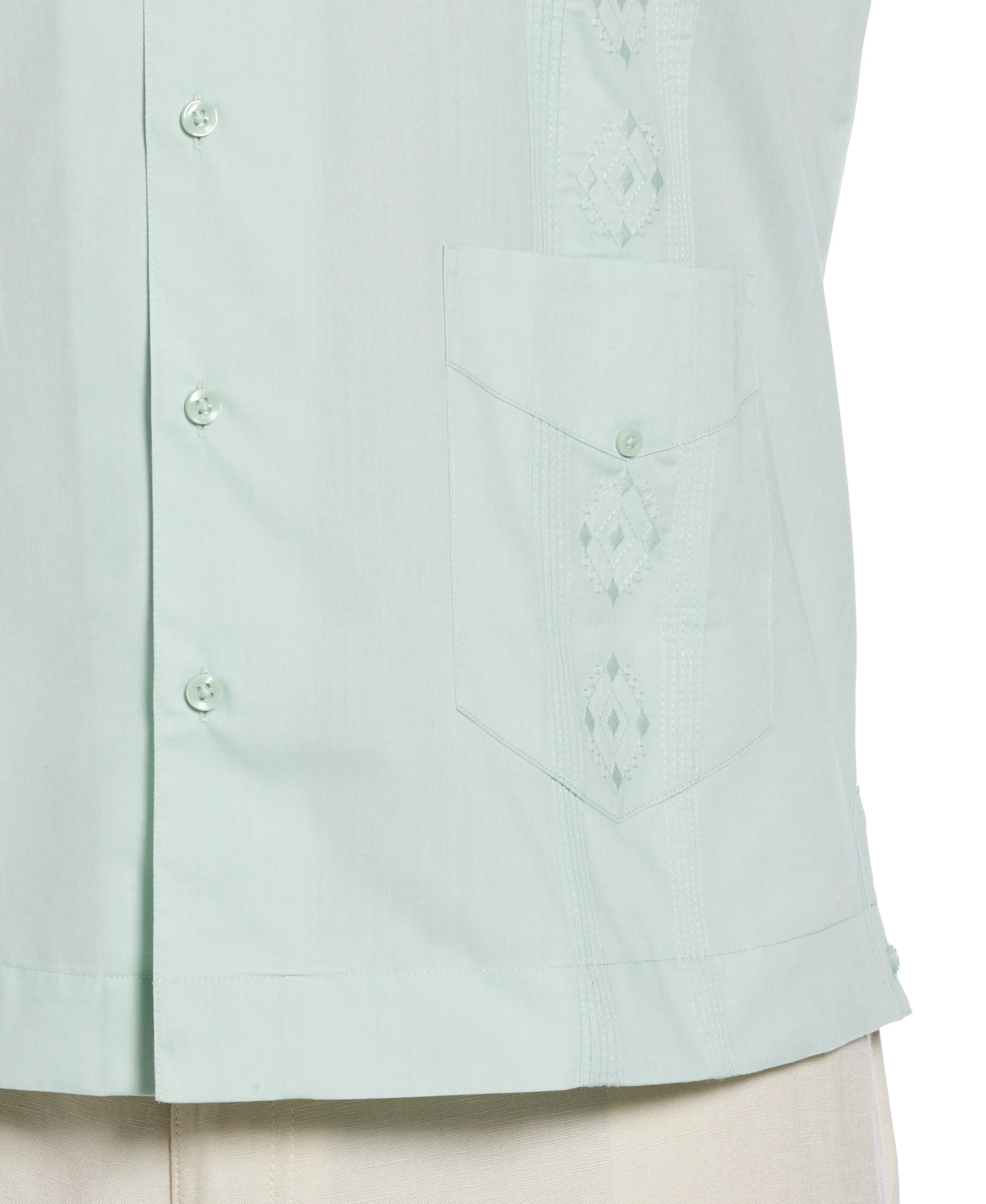Big & Tall Authentic Embroidered Guayabera Shirt