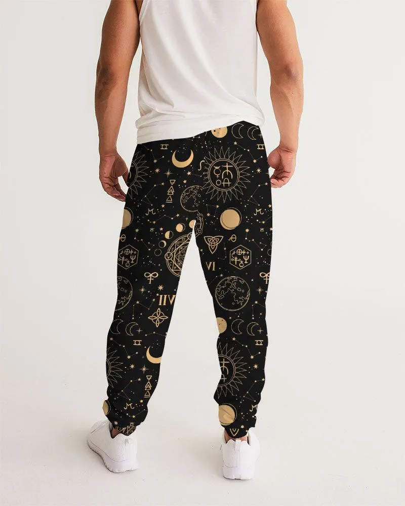 Black And Sand Celestial Men's Track Pants