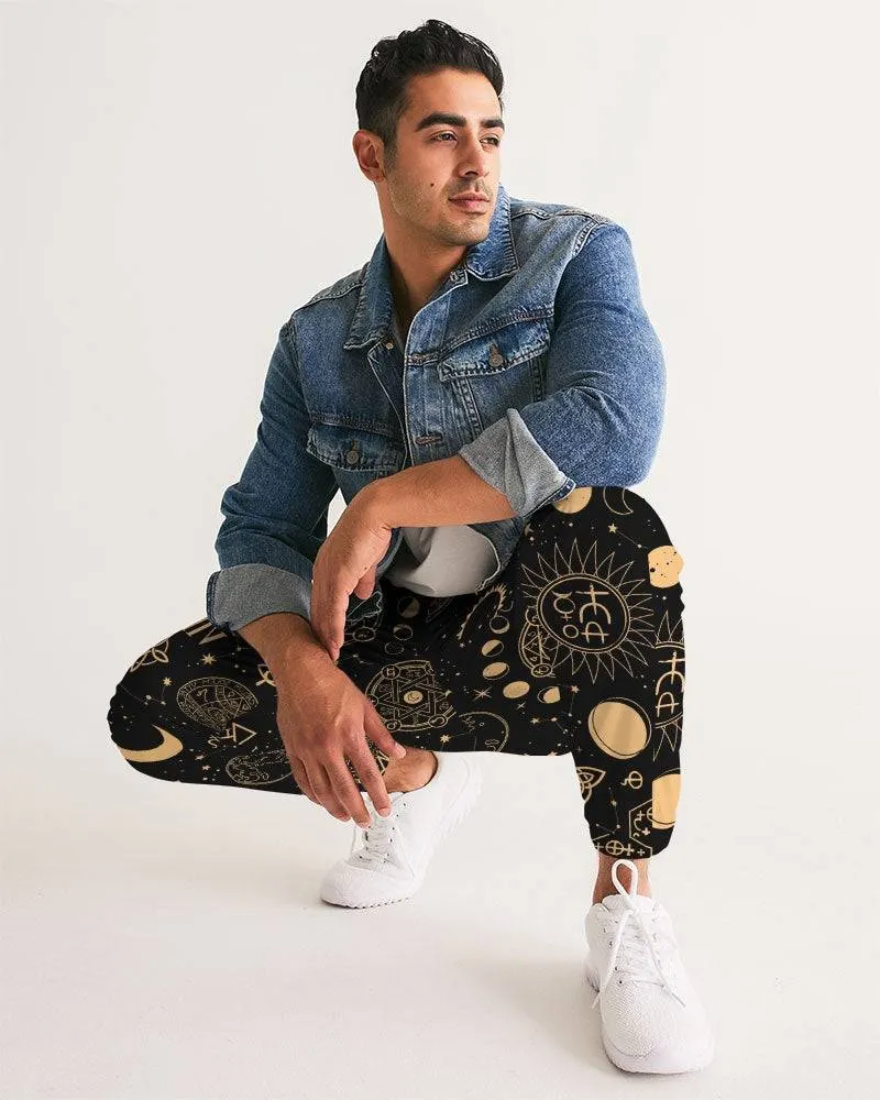Black And Sand Celestial Men's Track Pants