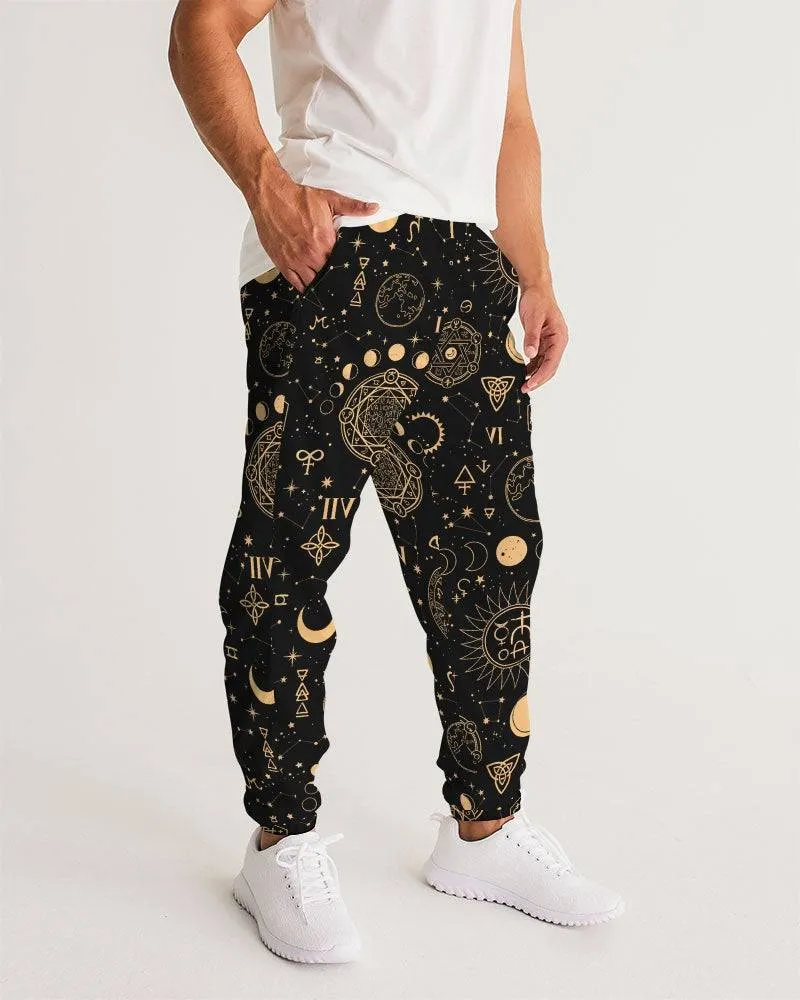 Black And Sand Celestial Men's Track Pants