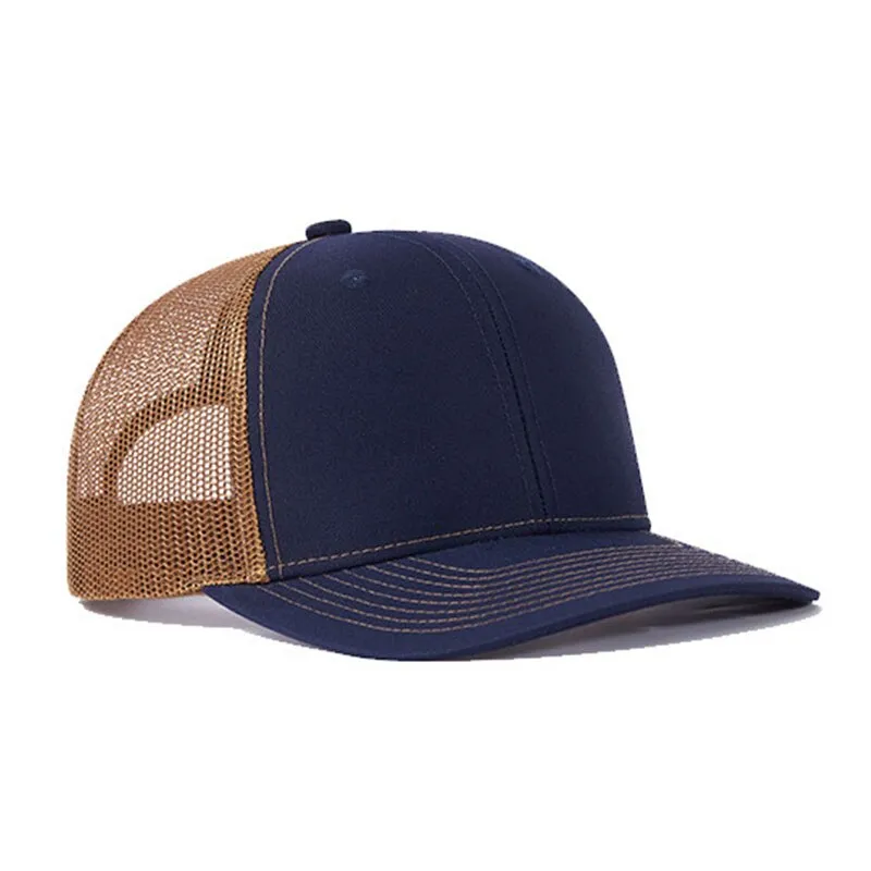 Black Mesh Breathable Sports Baseball Hat Trucker Cap