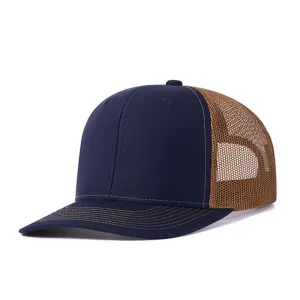 Black Mesh Breathable Sports Baseball Hat Trucker Cap