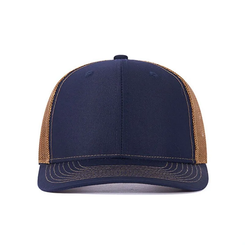 Black Mesh Breathable Sports Baseball Hat Trucker Cap