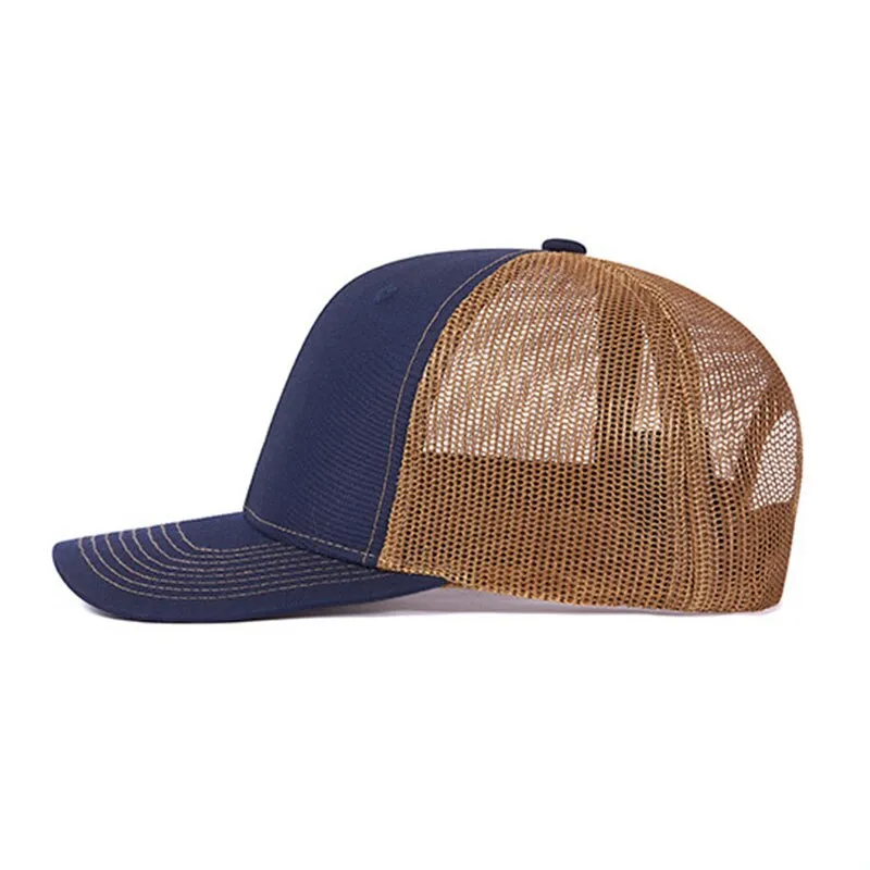 Black Mesh Breathable Sports Baseball Hat Trucker Cap