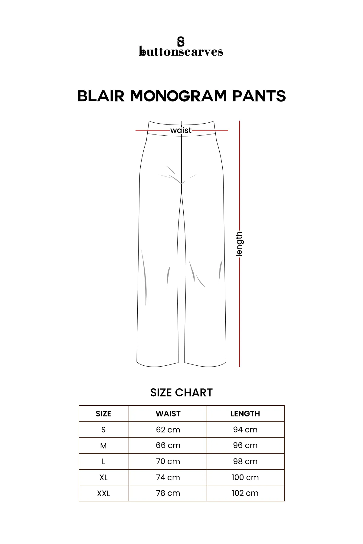 Blair Monogram Pants - Caramel