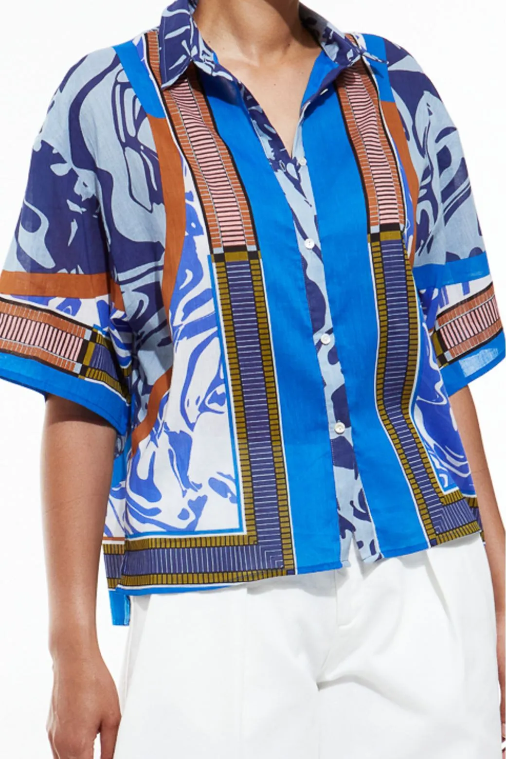 Blue Andrew Fusion Shirt