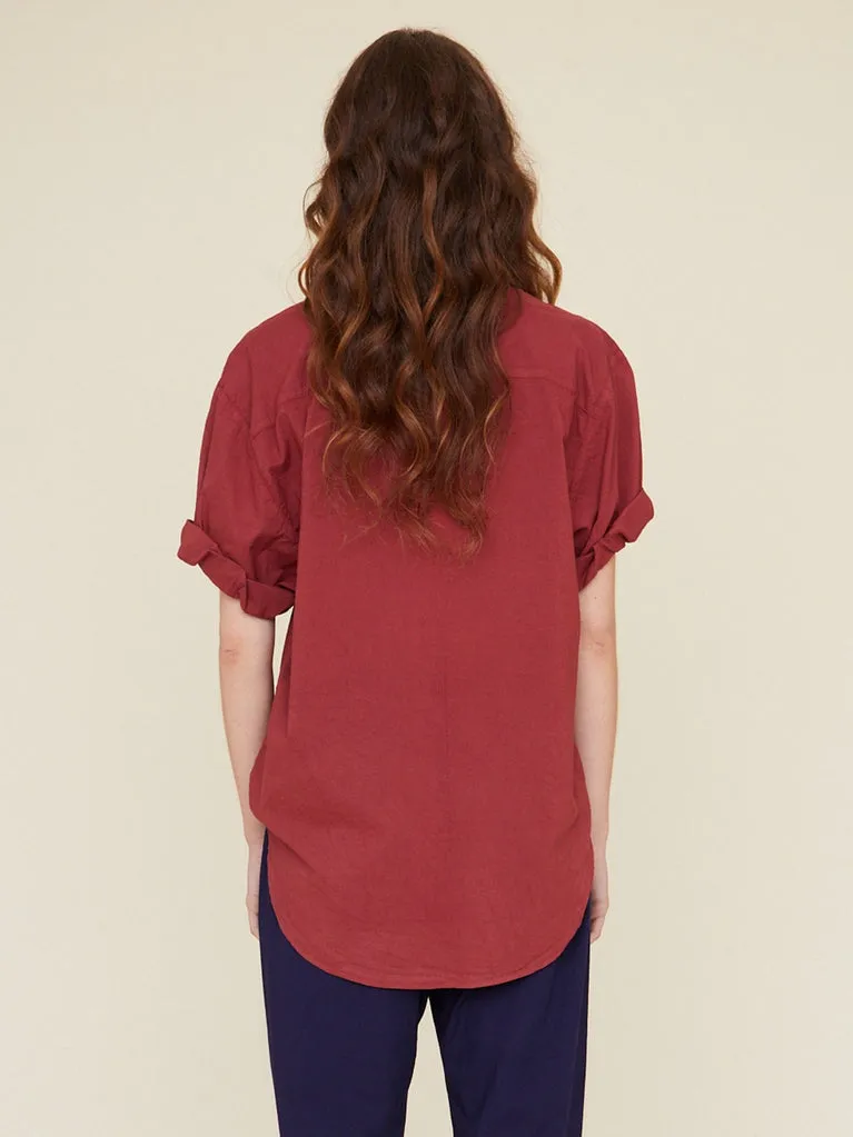 Brick Red Channing Shirt | Xirena