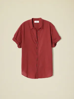 Brick Red Channing Shirt | Xirena