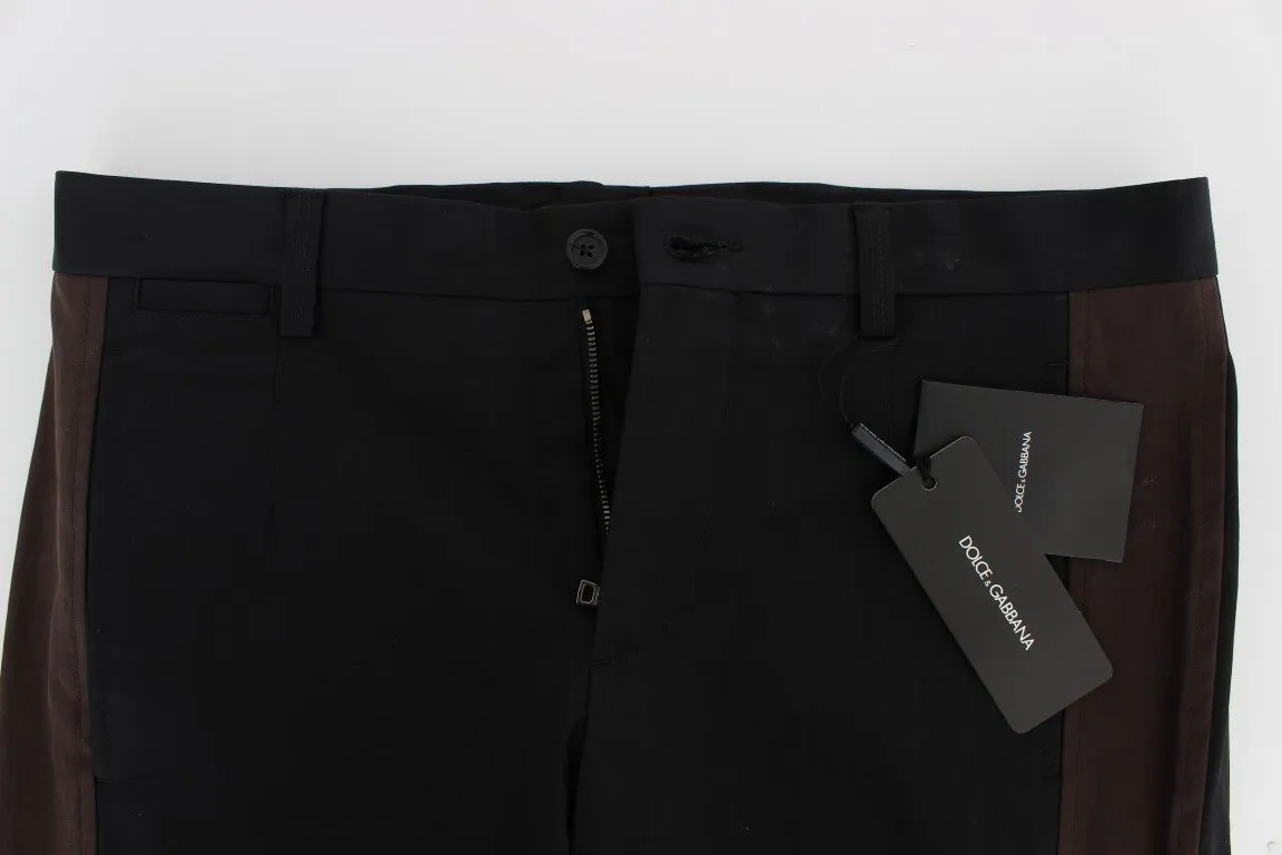 Brown Black 3/4 Length Pants