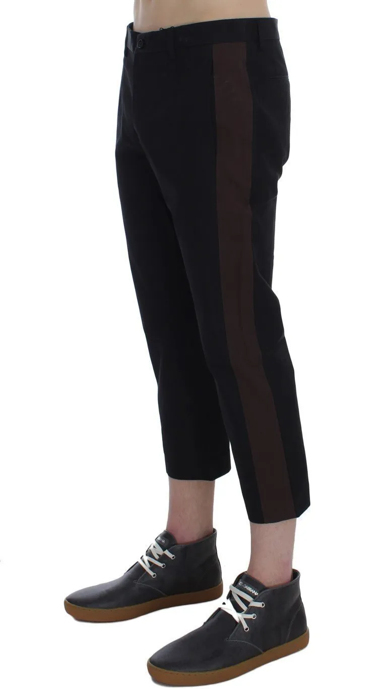 Brown Black 3/4 Length Pants