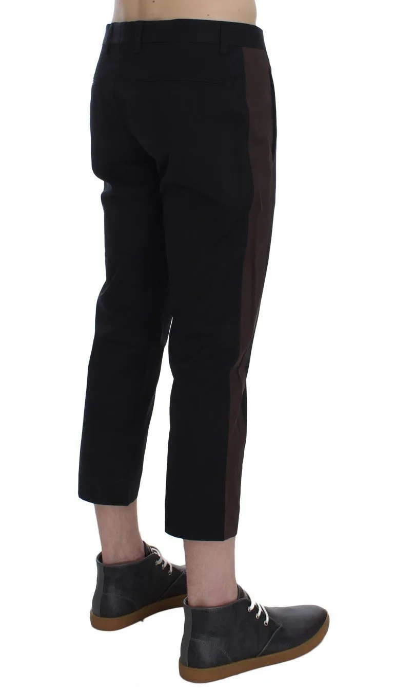 Brown Black 3/4 Length Pants