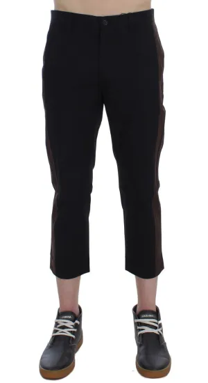 Brown Black 3/4 Length Pants