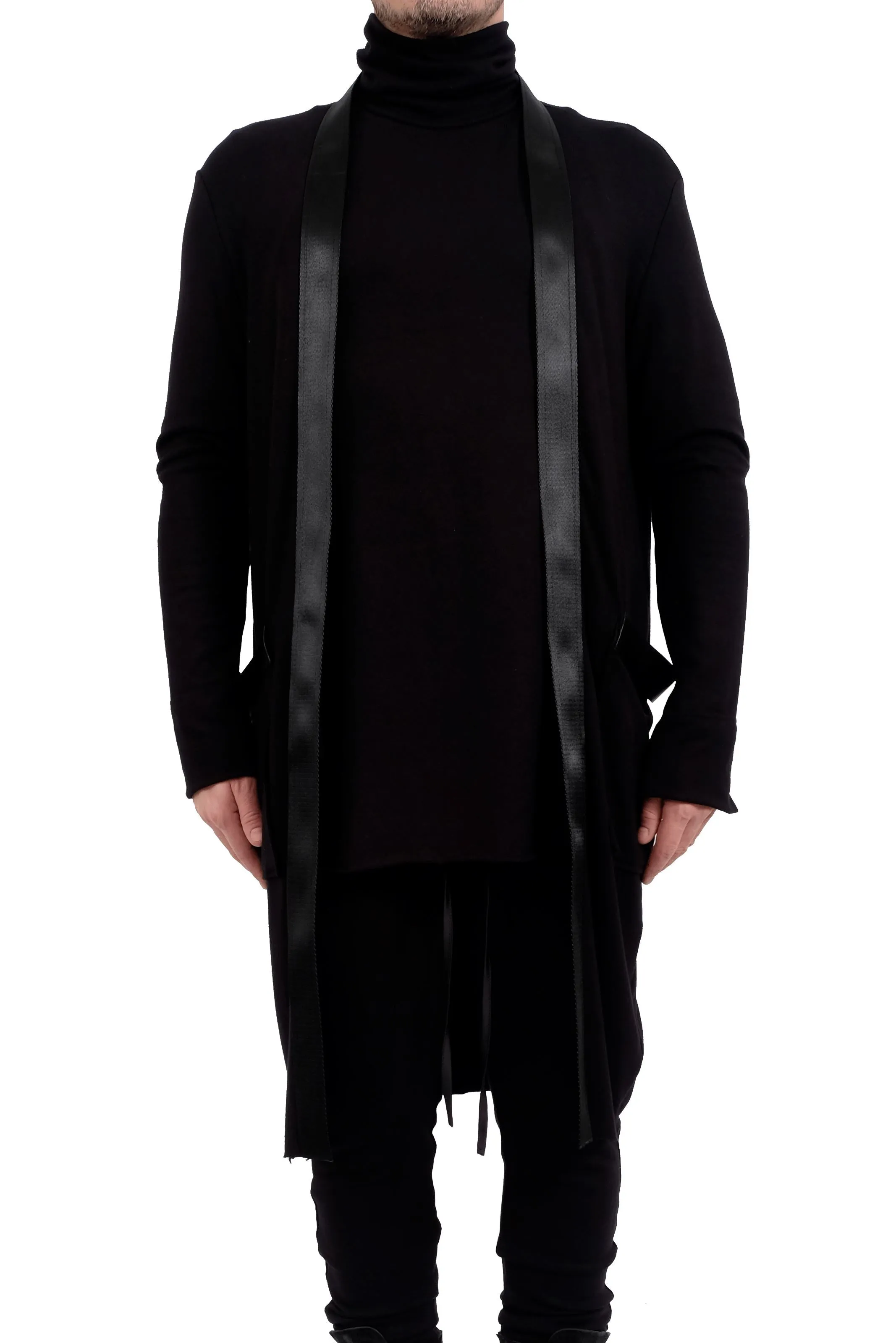 Cardigan with Attached Vest