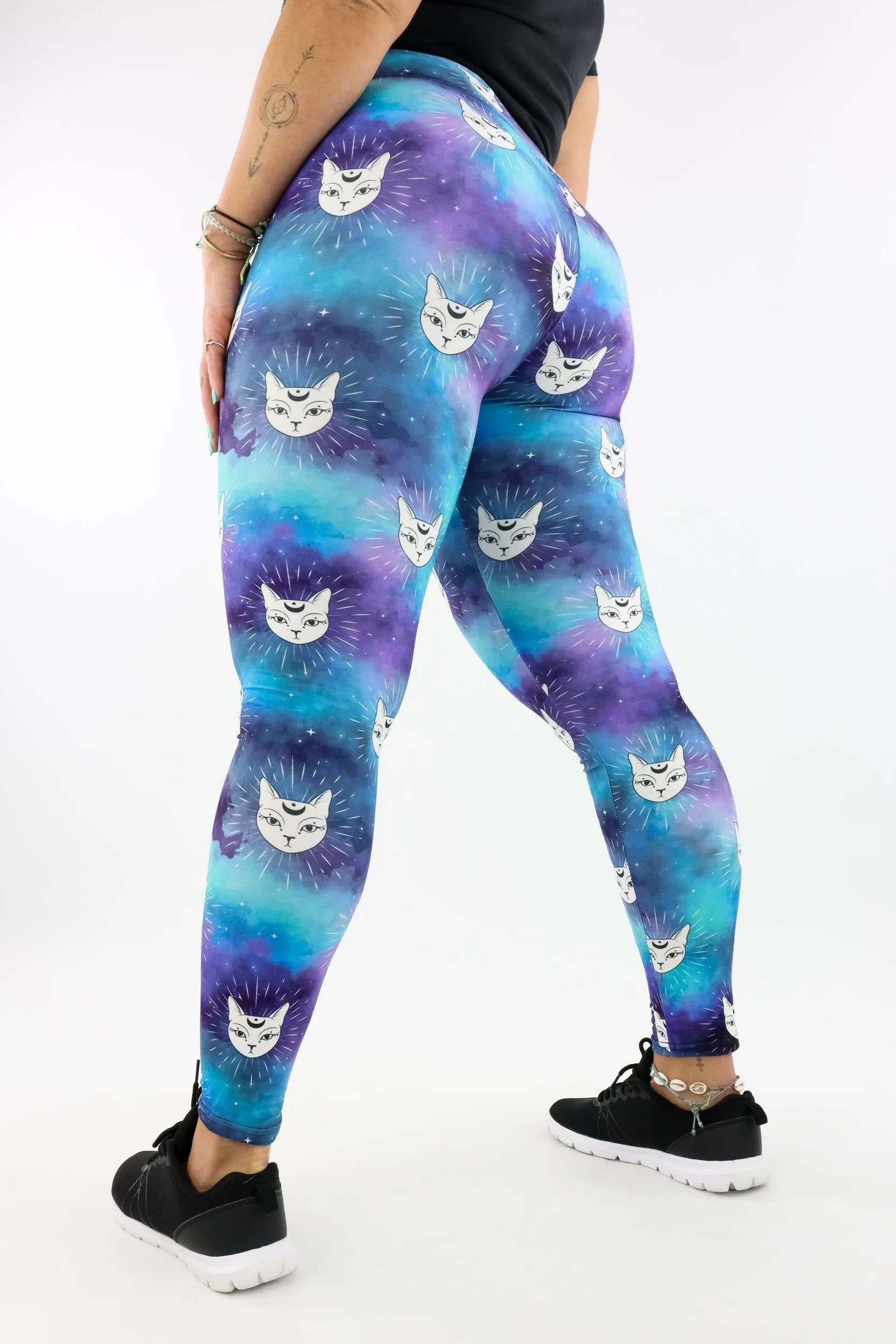 Cat Witch - Casual - Full Leggings