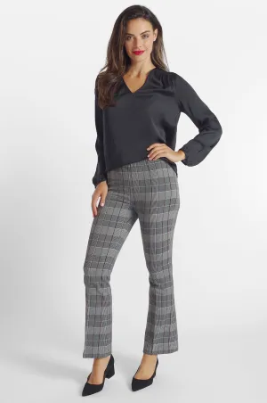 Cher Flare Pant - Sussex Plaid: FINAL SALE