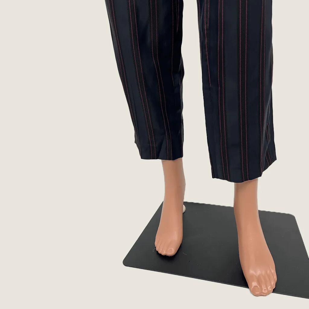 Claudie Pierlot Stripe Straight Cut Trouser 12