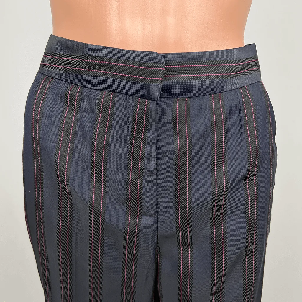 Claudie Pierlot Stripe Straight Cut Trouser 12