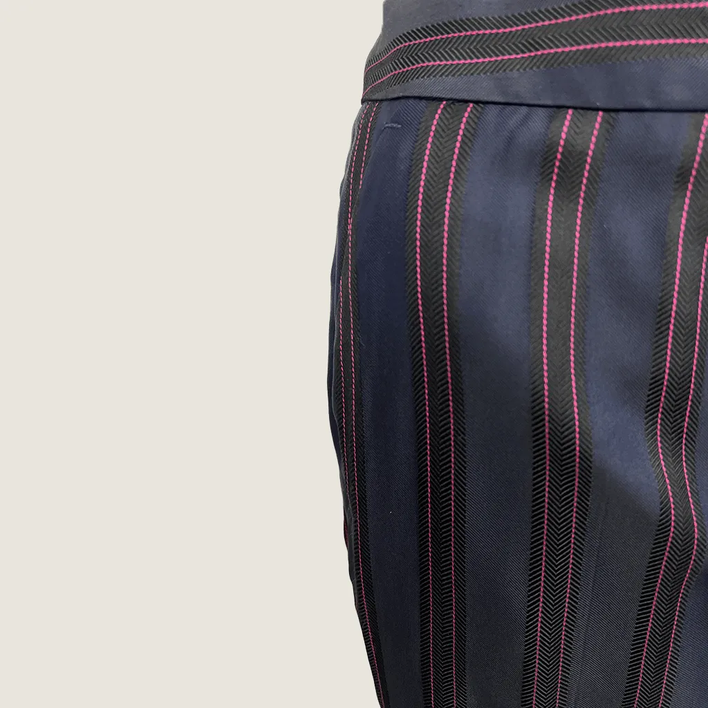 Claudie Pierlot Stripe Straight Cut Trouser 12