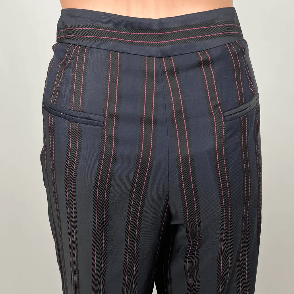 Claudie Pierlot Stripe Straight Cut Trouser 12