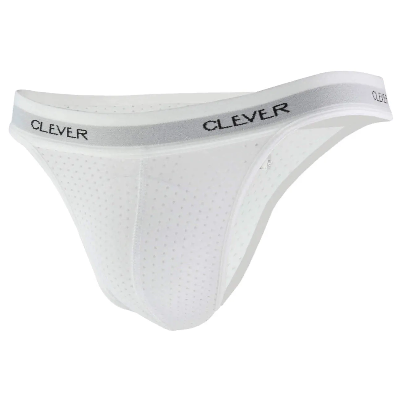 Clever 0001 Mesh Thong White