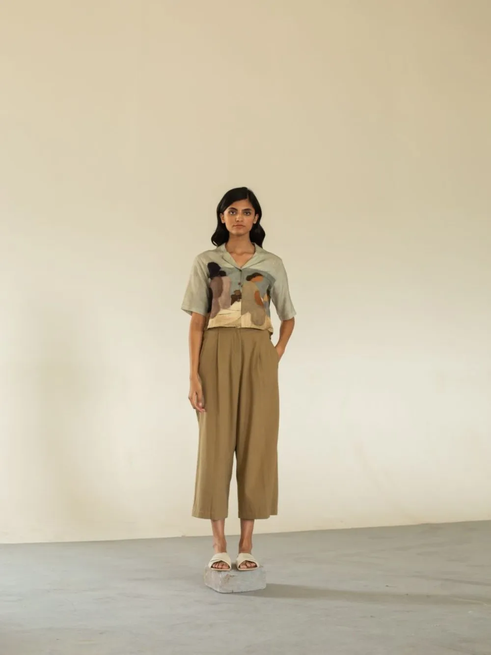 Cord   I   Crop Shirt