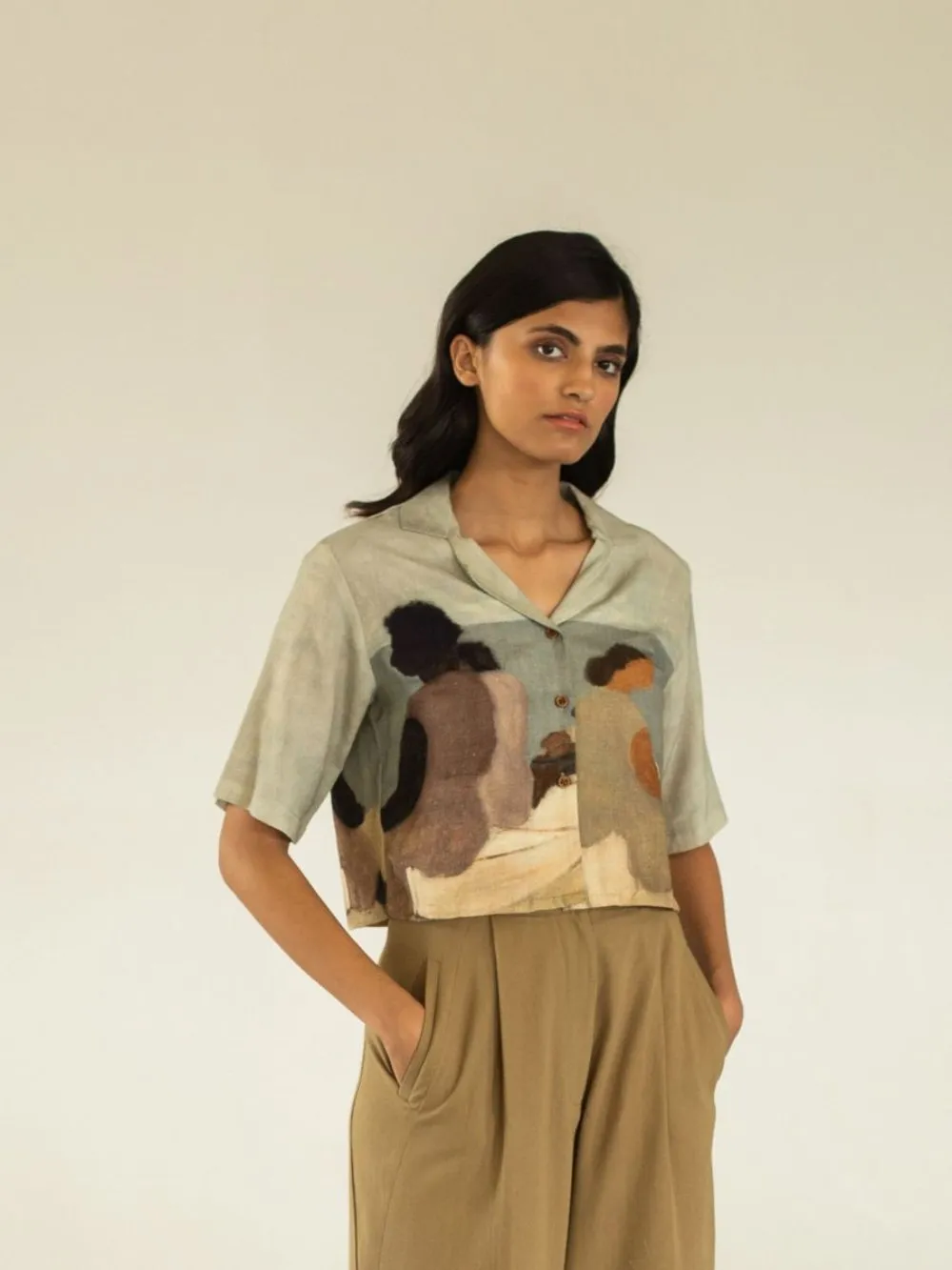 Cord   I   Crop Shirt