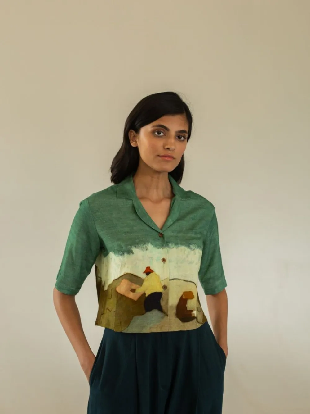 Cord   I   Crop Shirt