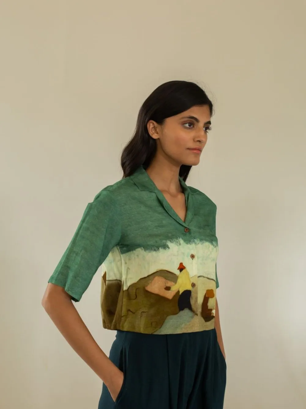 Cord   I   Crop Shirt