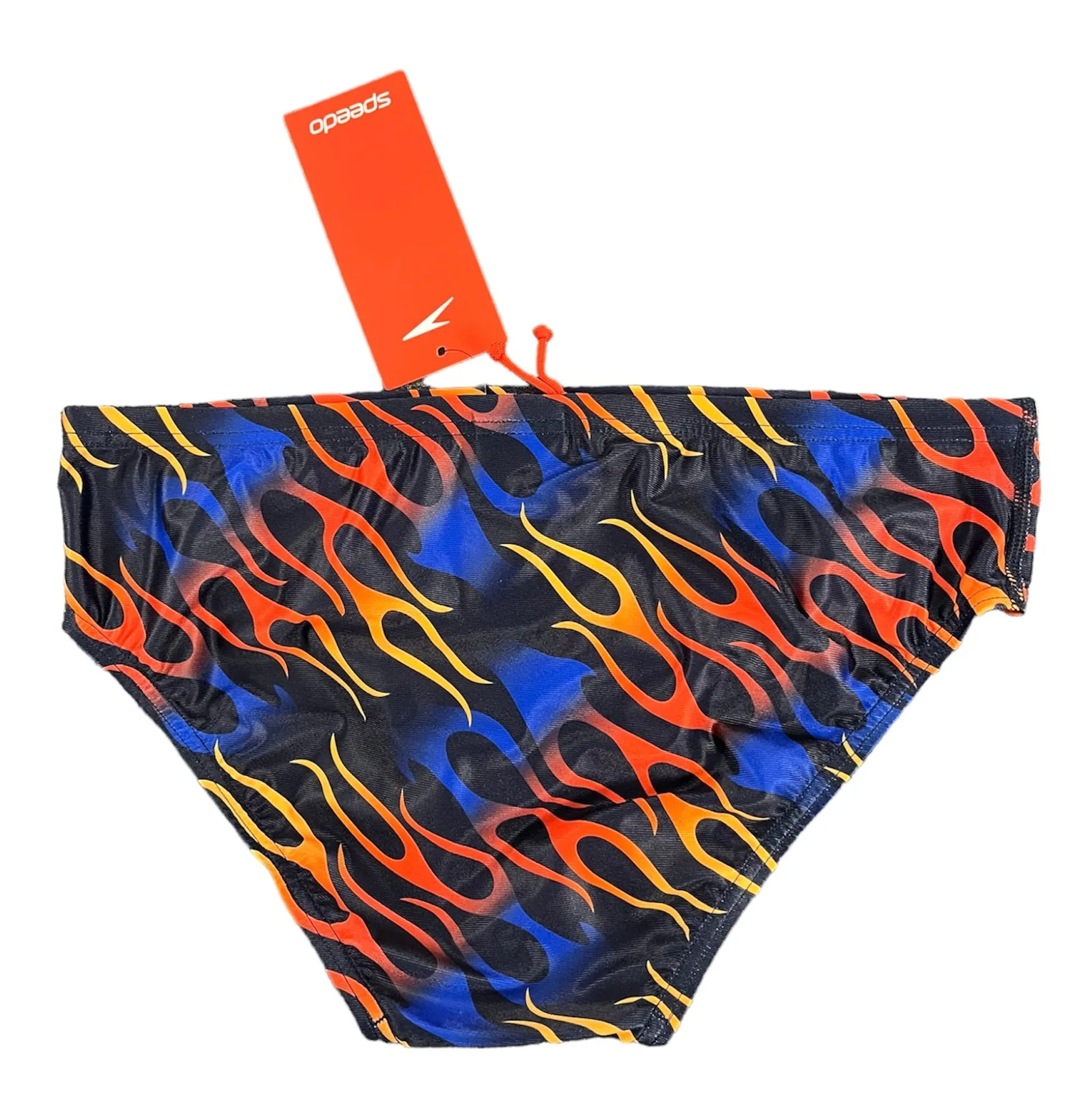 COSTUME SPEEDO ENDURANCE   UOMO SLIP NUOTO PISCINA FIAMME