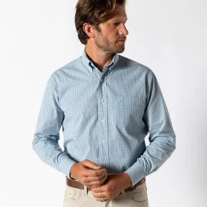 Cotton Poplin Sport Shirt - Ferry Plaid