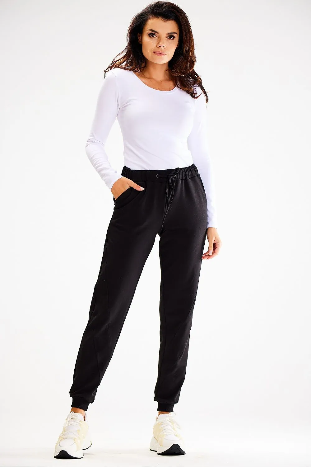 Decorative Stitch Luxe Loose Pants