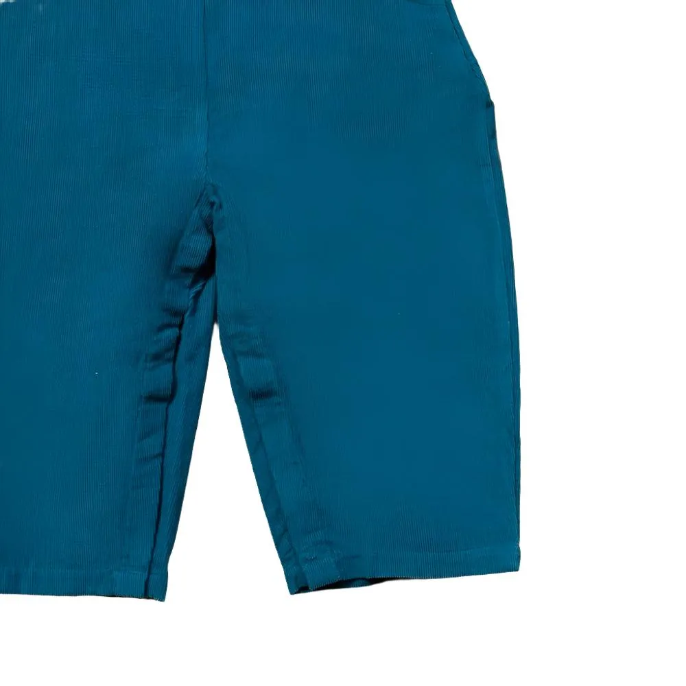 Deep Blue Classic Corduroy Dungarees