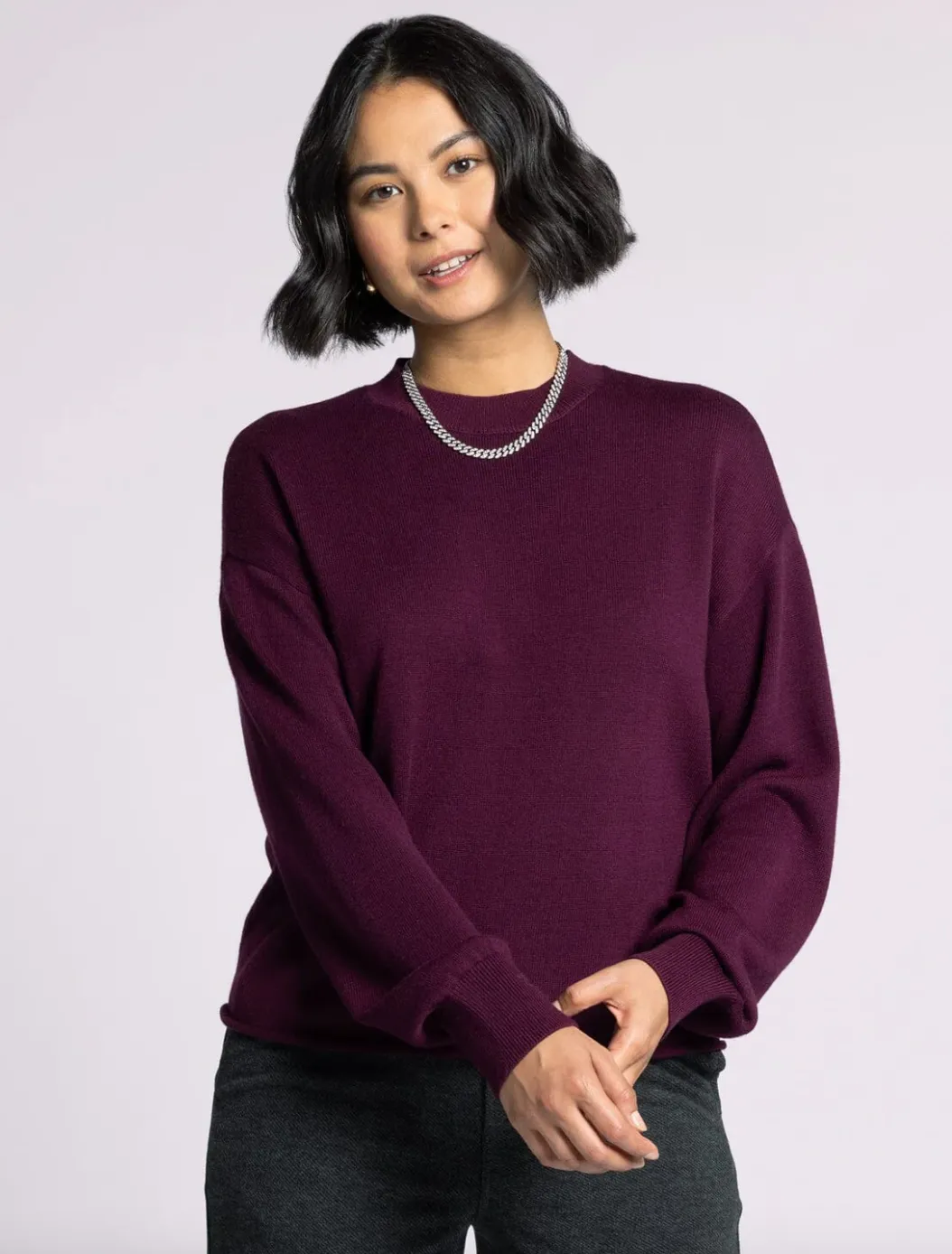 Deep Cherrywood Sweater