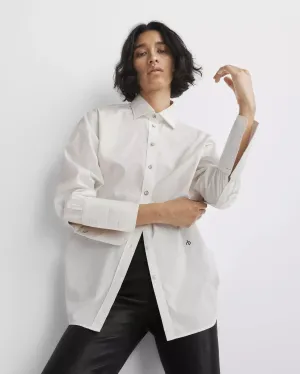 Diana Poplin Shirt in White