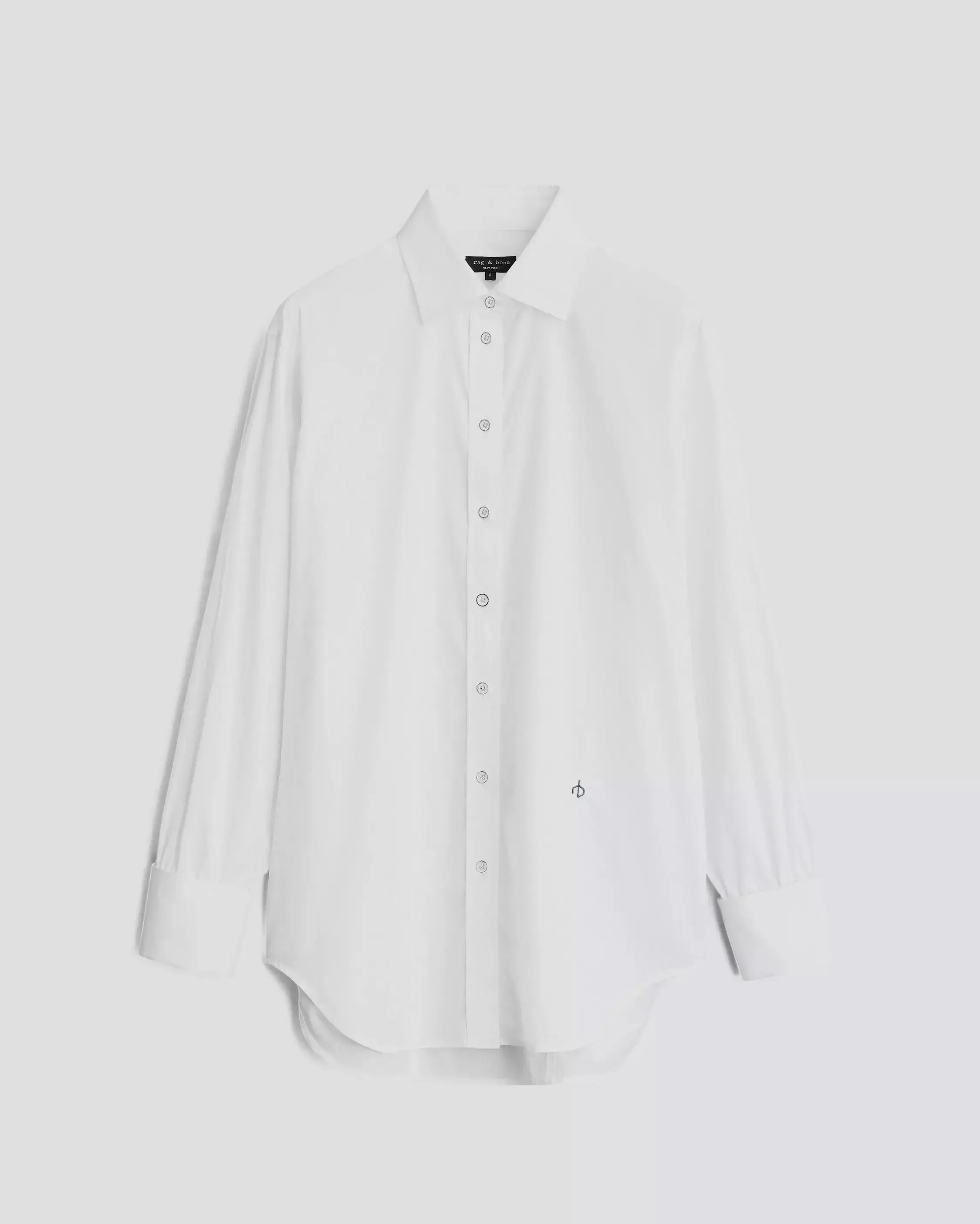 Diana Poplin Shirt in White