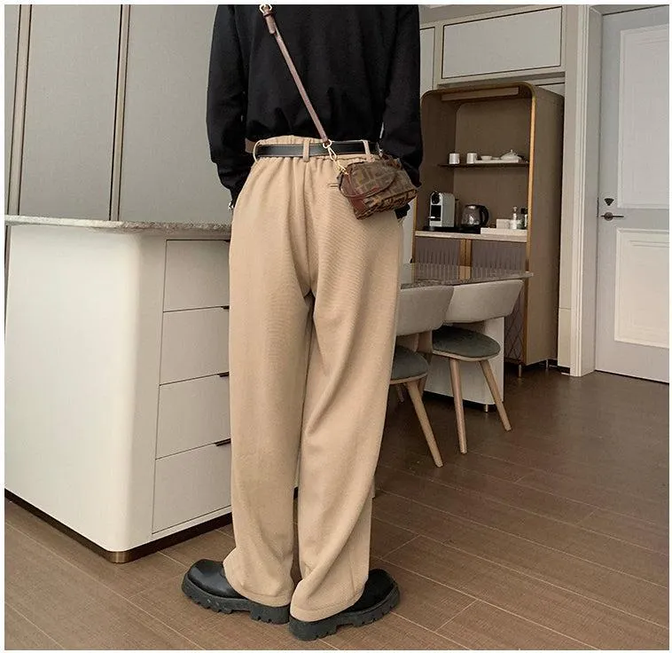 Draped Pleated Pants