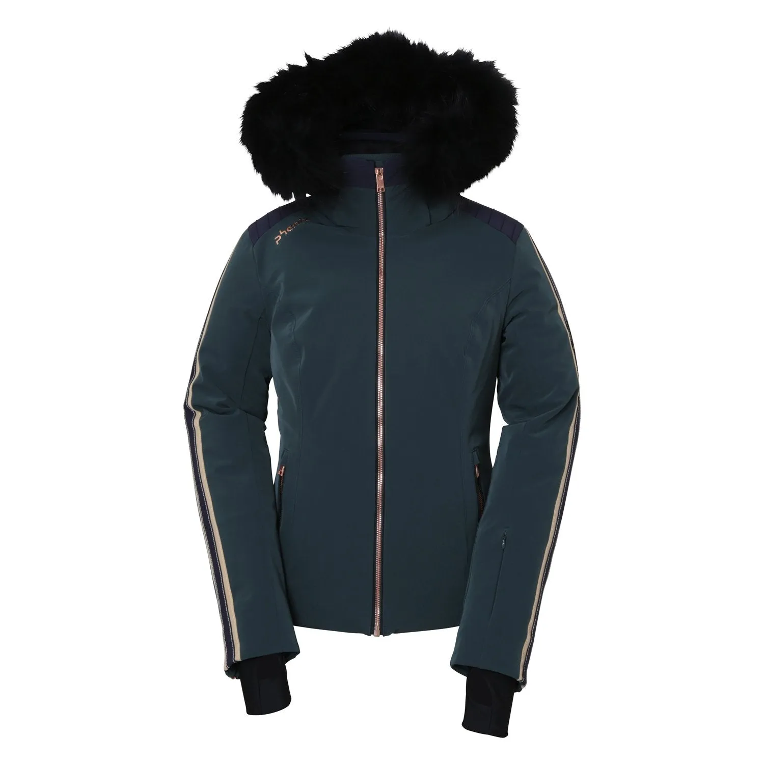 Emerald Hybrid Fur Ski Jacket 2020