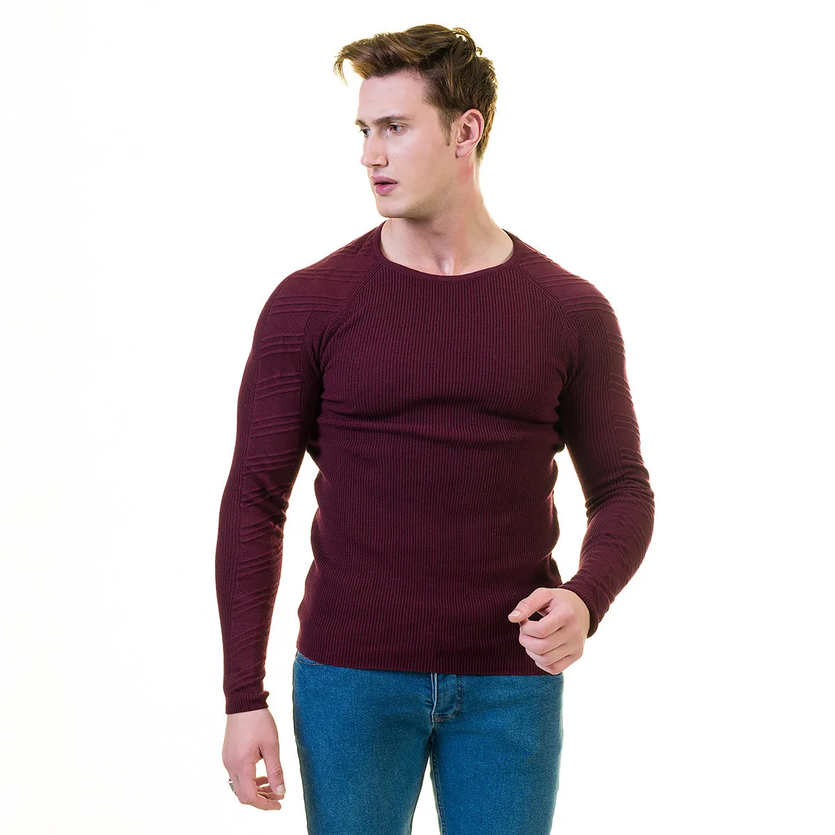 European Wool Luxury Zippered With Sweater Jacket Warm Winter Tailor Fit