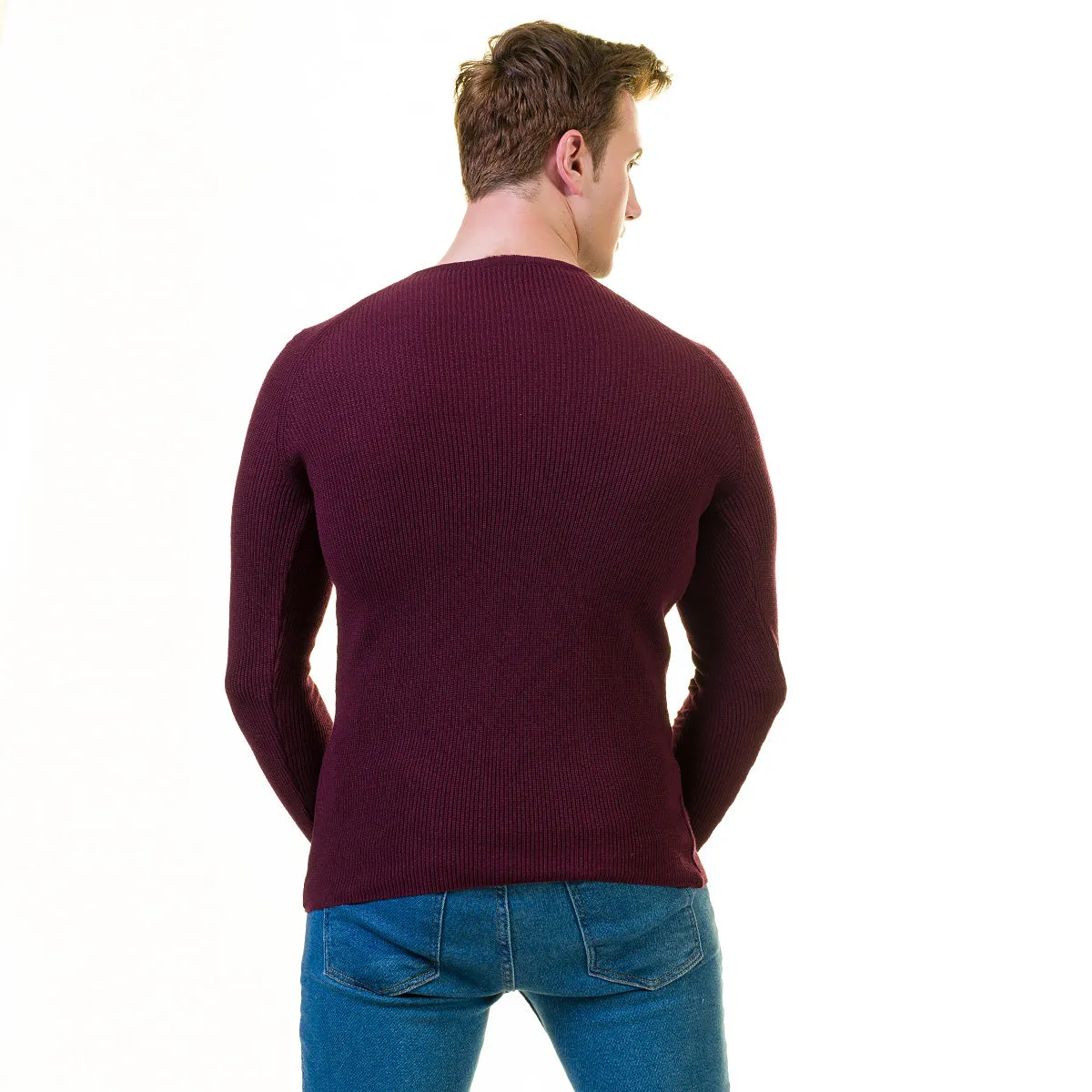 European Wool Luxury Zippered With Sweater Jacket Warm Winter Tailor Fit