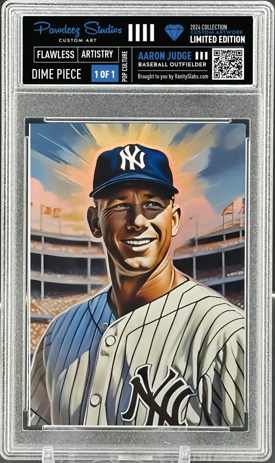 Exclusive Professional Printing Service Trading Card One of One Custom Art Work Slab